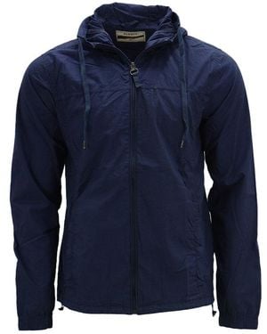 Other Showerproof Jacket Regular Fit Lightweight Hooded Travel Windbreaker Coat - Blue