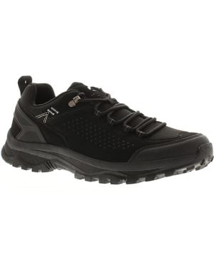 Wynsors Walking Shoes Trainers Drake Lace Up - Black