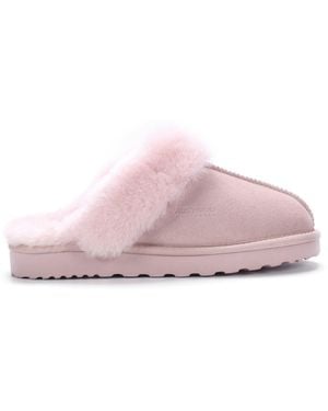 Aus Wooli Australië Sydney Slippers Met Slijtage - Roze