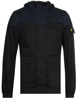 Lyle & Scott Jet Contrast Yoke Jacket - Blue