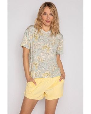Pj Salvage Tropical Shirt - Yellow