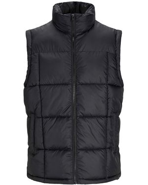 Jack & Jones Sleeveless Quilted Gilet Jacket - Black