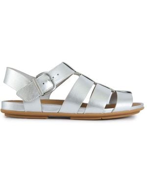 Fitflop Gracie Leather Fisherman Sandals - Metallic