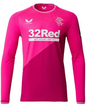Castore Rangers Fc Replica Goalkeeper Jersey - Pink