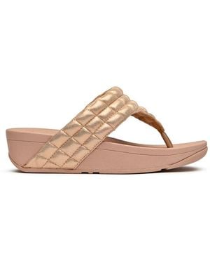Fitflop Lulu Gevoerde Shimmy Sandalen - Roze