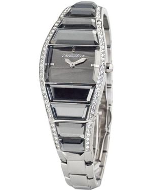 Chronotech Silver Steel Watch - Metallic