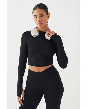 DSGN Studio Sculpt Long Sleeve Top - Blue