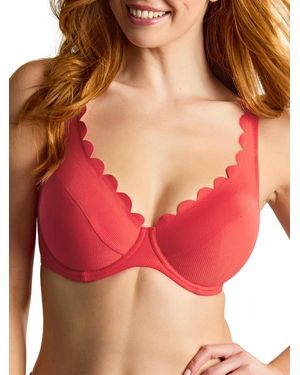 Panache Spirit Lauren Plunge Bikini Top - Red