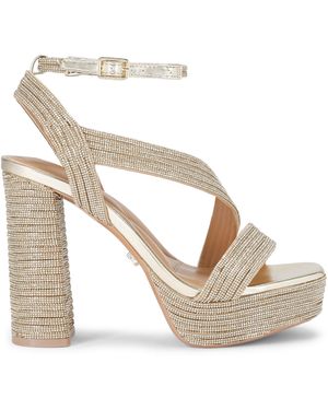 Carvela Kurt Geiger Gala Platform Jewel Sandals - White