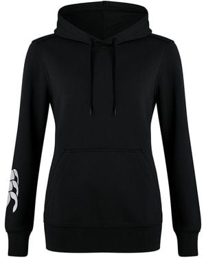 Canterbury Ladies Club Fleece Hoodie - Black