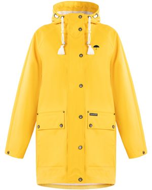 Schmuddelwedda Oversized Mackintosh Bridgeport Geel-280