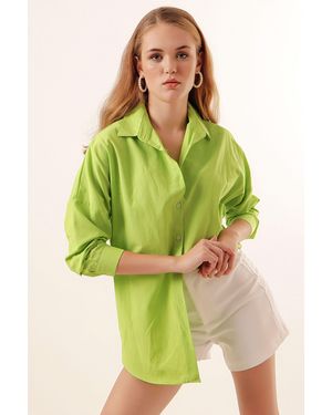 Bigdart Oversized Poplin 2-Pack Shirt - Green