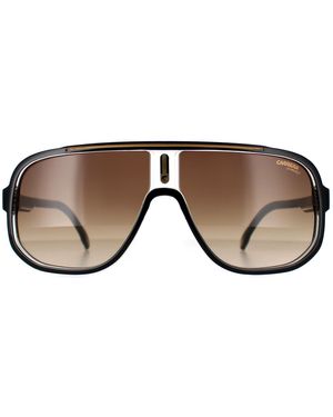 Carrera 1058/s 2m2 Ha Zwart Goud Bruin Gradiënt Zonnebril