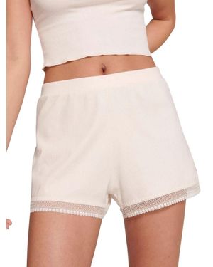 Sloggi Go Ribbed Shorty - Natural