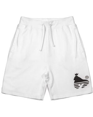 Money Sport Ape Sig Shorts - White