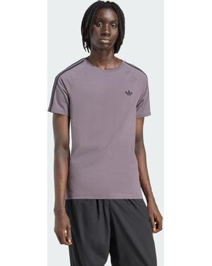 adidas Originals Adicolor Trefoil Tight Tee - Purple