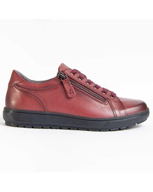 Purapiel Oxford-Sko Ailina Bordeaux - Red