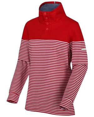 Regatta Camiola High Button Neck Vented Shirt - Red