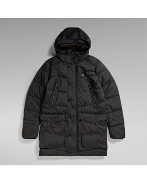 G-Star RAW G-Star Raw Whistler Hooded Parka - Black