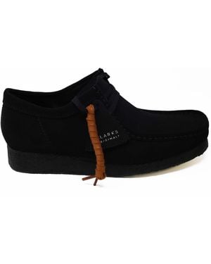 Clarks Elegant Shoe Originals Wallabee M Leather - Black