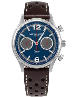 Frederique Constant Frédérique Vintage Rally Healey Limited Edition Watch Fc-397Hfng5B6 Leather - Blue