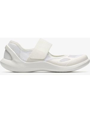 Clarks Solevana Strap Shoes - White