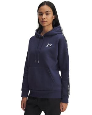 Under Armour Icon Fleece Taped Hoody - Blue