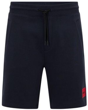 HUGO Jogger Fleece Shorts - Blue