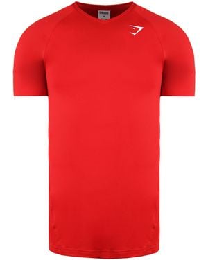 GYMSHARK Veer T-Shirt - Red