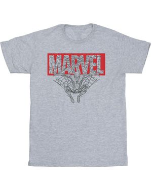 Marvel Spider Logo T-Shirt (Sports) - Grey