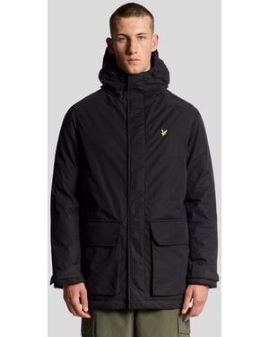 Lyle & Scott Heavyweight Hooded Parka - Black