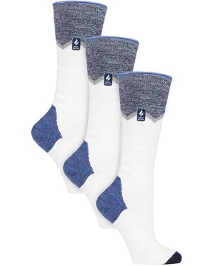 Heat Holders 3 Pair Multipack Ultra Lite Ladies Ski Socks - Blue