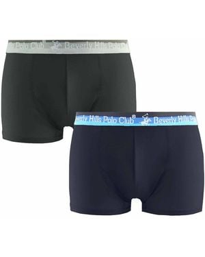 Beverly Hills Polo Club 2-Pack Trunks - Blue