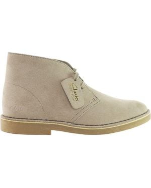 Clarks Desert Dames Bruin Laarzen - Grijs