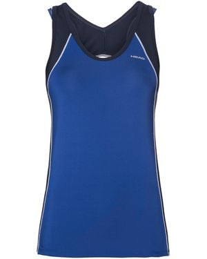 Head Talia Tennis Tank Top Spandex - Blue