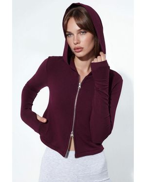 Busem Cotton Modal Cardigan - Purple
