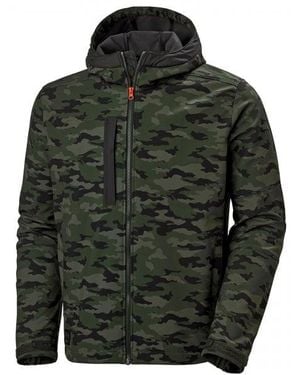 Helly Hansen Kensington Hoodie Jacket Camo - Groen