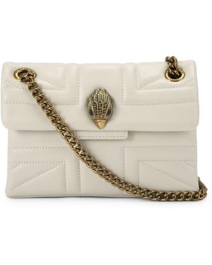 Kurt Geiger Leather Mini Union Jack Bag - White