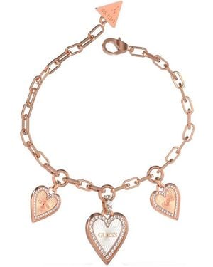 Guess Ubb03235Rhrgl Ladies Love Me Tender Bracelet - White