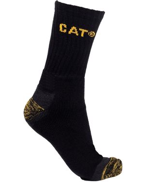 Caterpillar Premium Cotton Work Socks - Black