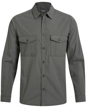 Craghoppers Kiwi Ii Long-Sleeved Shirt (Cedar) - Grey