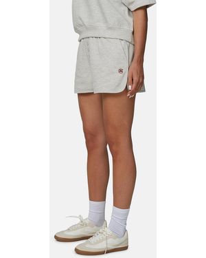 Good For Nothing Monogram Cotton Jersey Shorts - White
