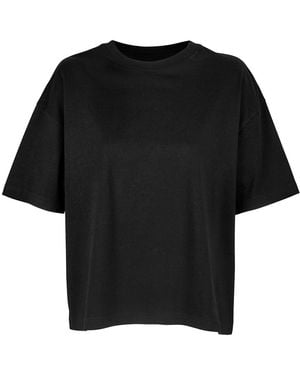 Sol's Ladies Boxy Organic Oversized T-Shirt (Deep) - Black