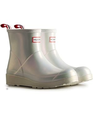 HUNTER Nebula Play Short Wellington Boots - Grey