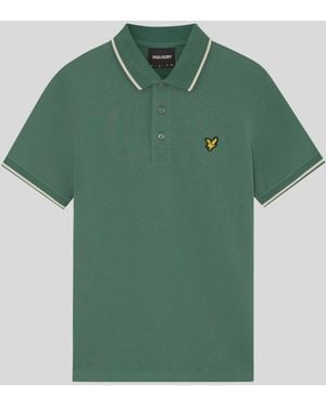 Lyle & Scott Tipped Polo Shirt - Green