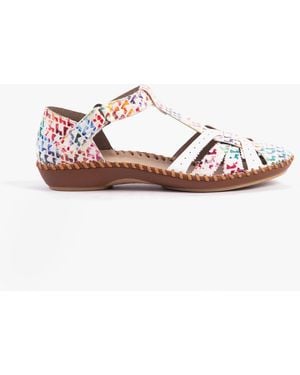 Rieker M1650-92 Sandals Multi - Pink