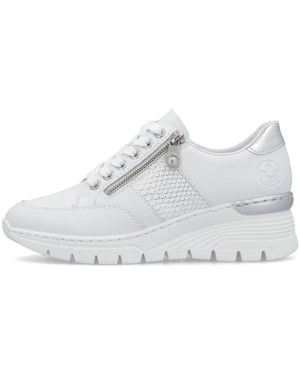 Rieker N8322-80 Shoes Leather - White