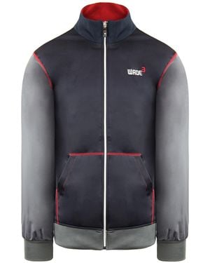 Converse Wade 3 Navy/grijs Track Jacket - Blauw