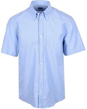 BOSS H Liam Shirt Light Pastel Cotton - Blue