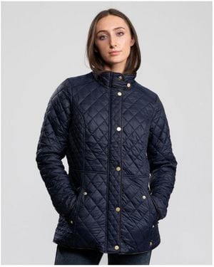 Joules Newdale Quilted Jacket - Blue